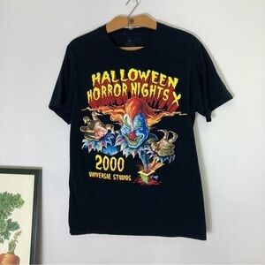 Universal Studios 2000 Halloween Horror Nights clown tee size S